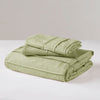 Comfort Spaces Soft Washed Pleated Duvet Cover Set