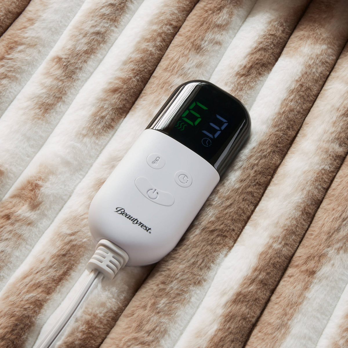 Beautyrest Heated Zuri Luxe Heated Throw