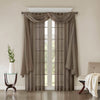 Madison Park Solid Crushed Curtain Panel Pair