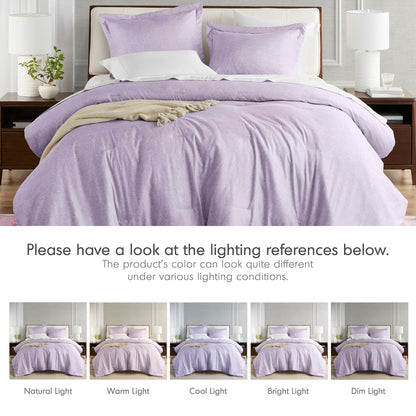 Regency Heights Camden Chambray Print Microfiber Comforter Set