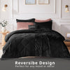 Intelligent Design Velvet Comforter Set with Throw Pillow