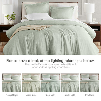 Regency Heights Camden Chambray Print Microfiber Comforter Set