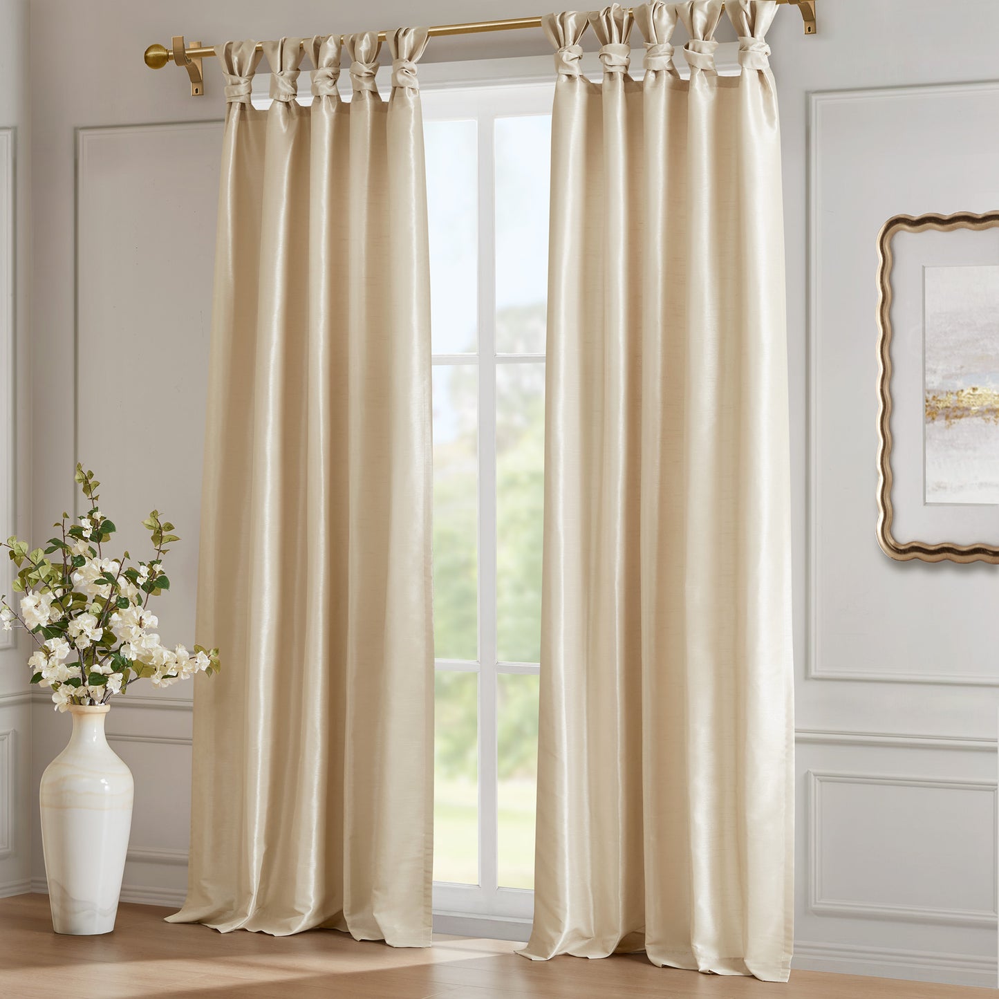 Madison Park Twist Tab Total Blackout Window Curtain Panel