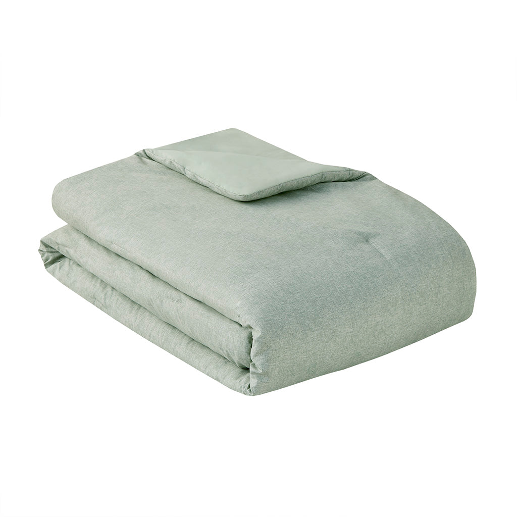 Regency Heights Camden Chambray Print Microfiber Comforter Set with Bed Sheets