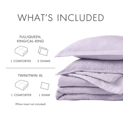 Regency Heights Camden Chambray Print Microfiber Comforter Set