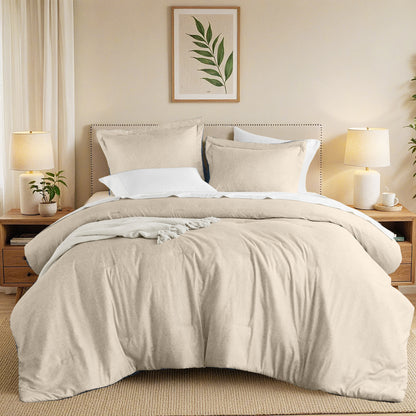 Regency Heights Camden Chambray Print Microfiber Comforter Set