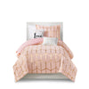 Intelligent Design Metallic Printed Comforter Set