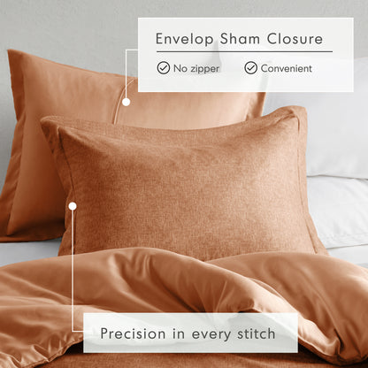 Regency Heights Camden Chambray Print Solid Comforter Set
