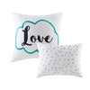 Intelligent Design Metallic Printed Comforter Set