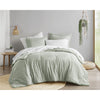 Comfort Spaces Chambray Print Microfiber Comforter Set with Bed Sheets