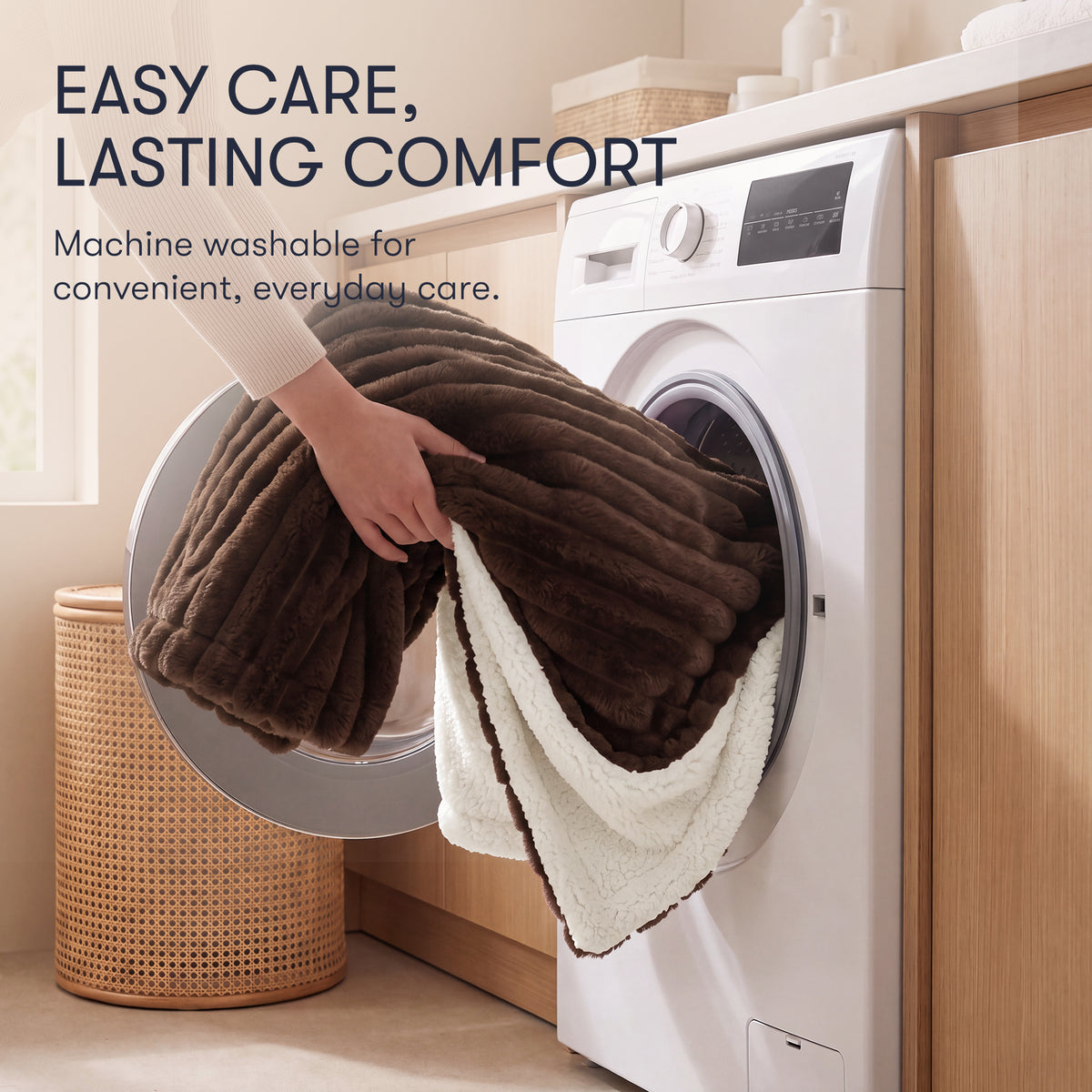 Serta Heated Cord Plush Heated Throw