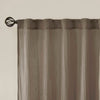Madison Park Solid Crushed Curtain Panel Pair