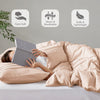 Comfort Spaces Soft Washed Pleated Duvet Cover Set