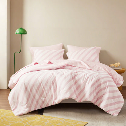 Regency Heights Echo Stripe Textured Print Comforter Set