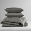 Comfort Spaces Soft Washed Pleated Duvet Cover Set