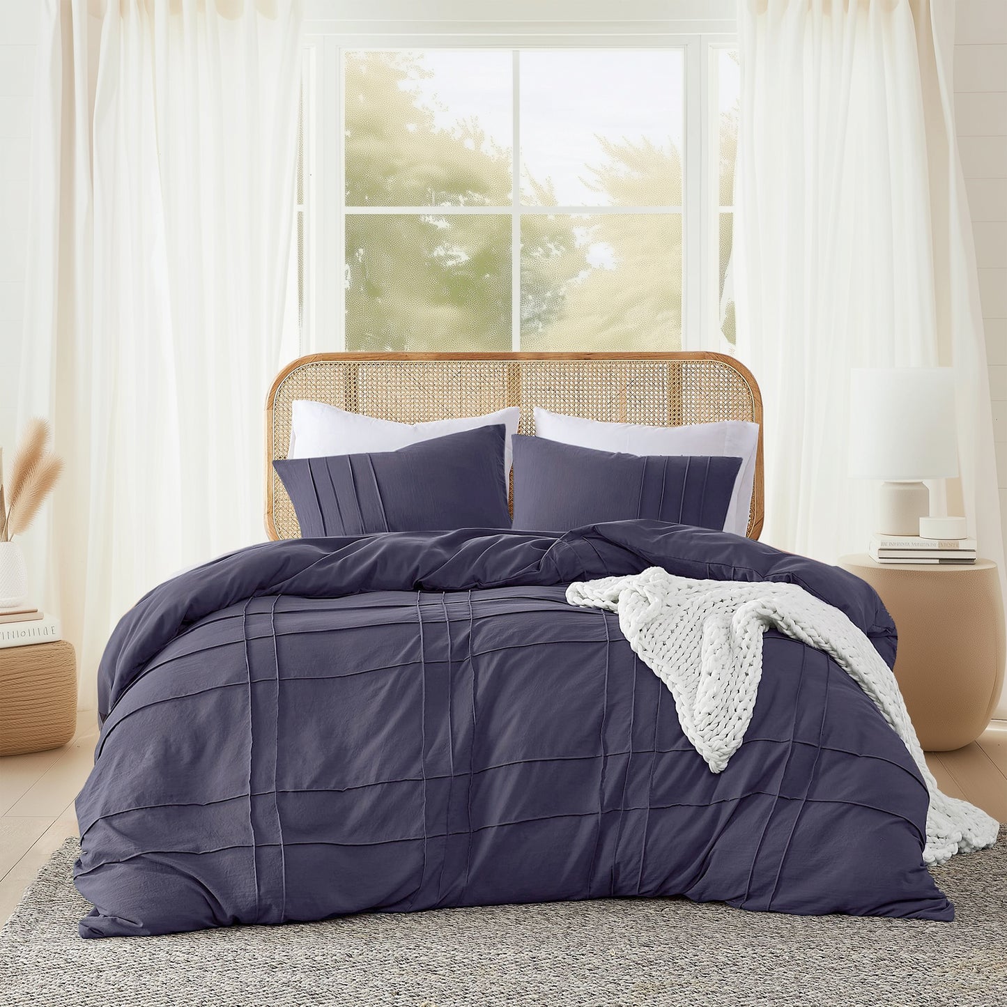 Regency Heights Porter Soft Washed Pleated Comforter Set