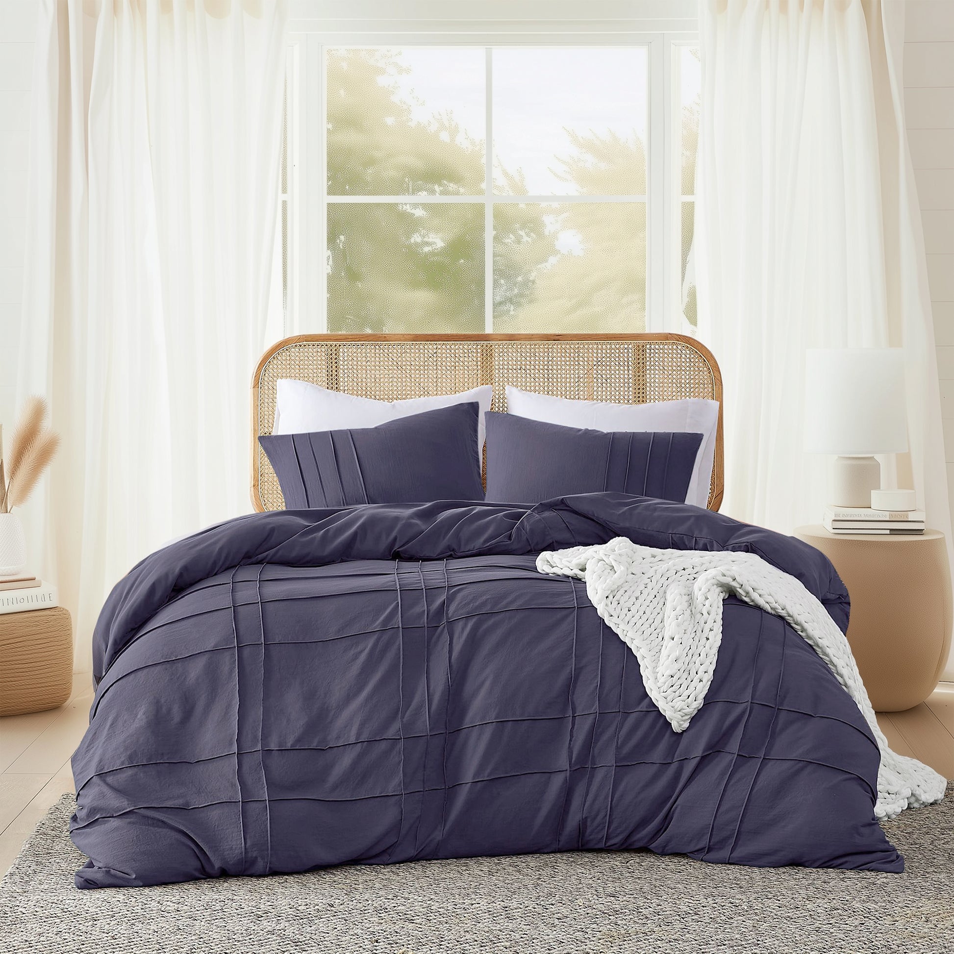 Regency Heights Porter Soft Washed Pleated Comforter Set