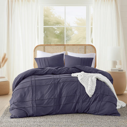 Regency Heights Porter Soft Washed Pleated Comforter Set