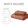 Comfort Spaces Soft Washed Pleated Duvet Cover Set