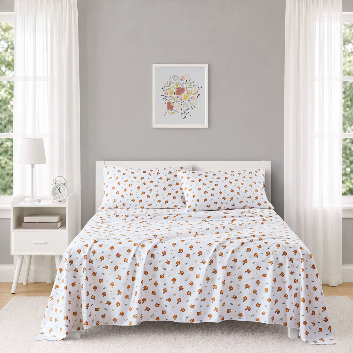 Intelligent Design Printed Microfiber Sheet Set