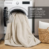 Comfort Spaces Chambray Print Solid Comforter Set