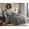 Comfort Spaces Soft Washed Pleated Duvet Cover Set