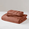 Comfort Spaces Soft Washed Pleated Duvet Cover Set