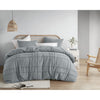 Comfort Spaces Soft Washed Pleated Duvet Cover Set