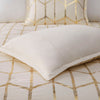 Intelligent Design Metallic Printed Comforter Set