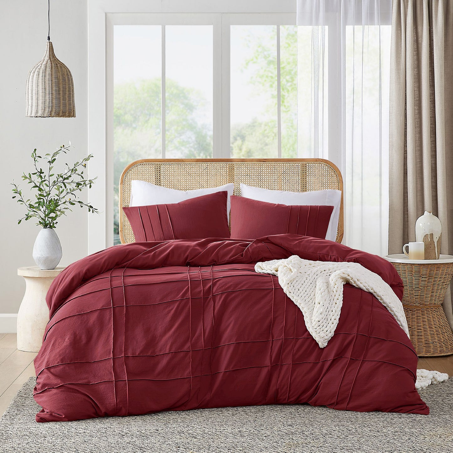 Regency Heights Porter Soft Washed Pleated Comforter Set