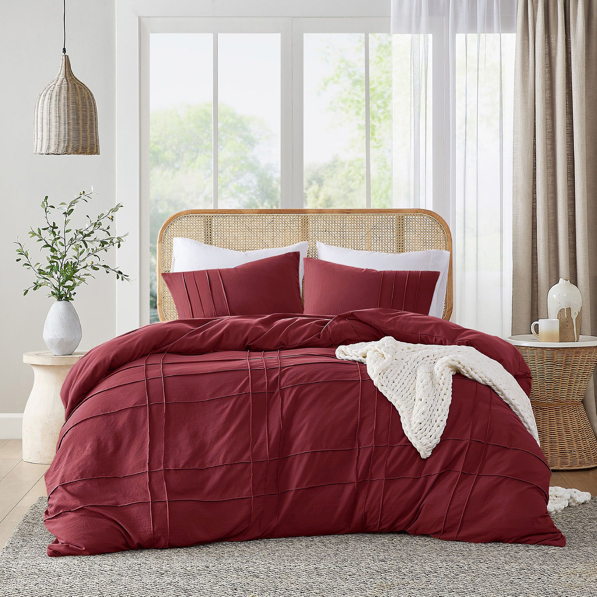 Regency Heights Porter Soft Washed Pleated Comforter Set