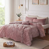 Intelligent Design Velvet Comforter Set with Throw Pillow