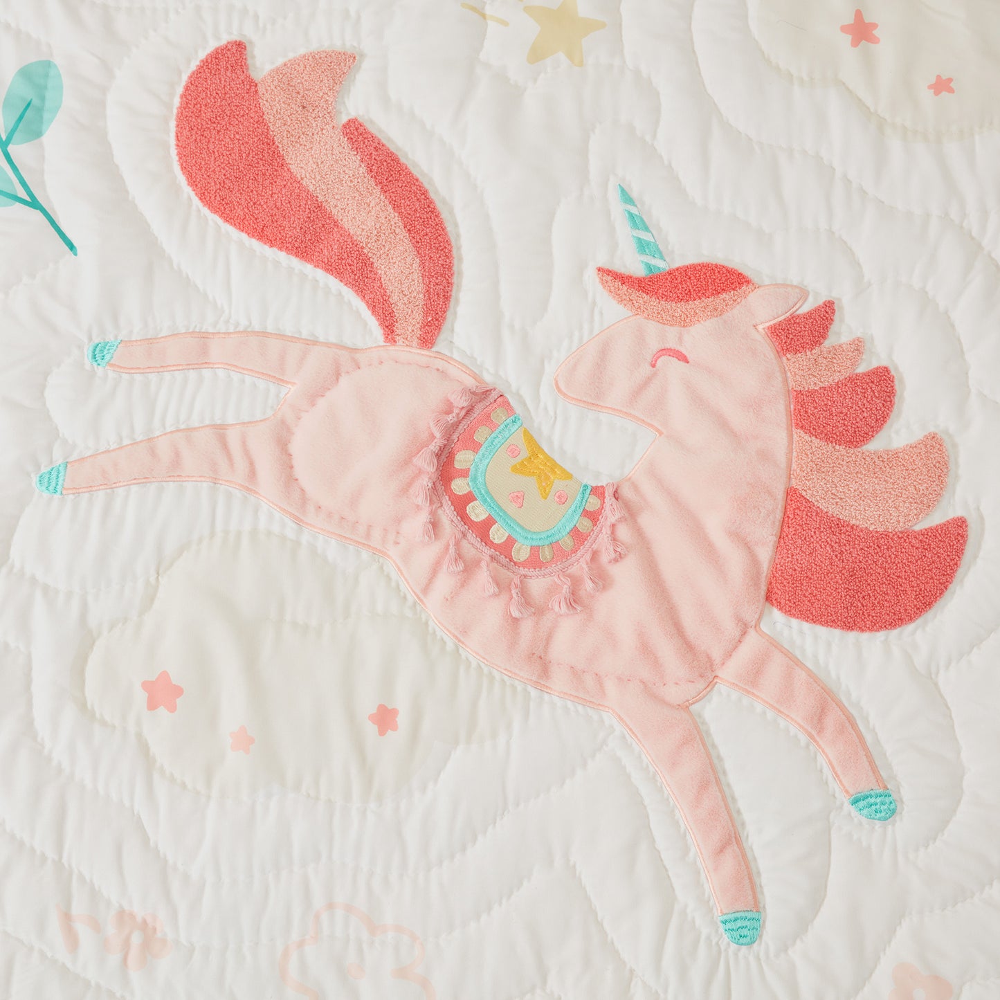 Intelligent Design Kids Unicorn Dream 5PCS Quilt Set