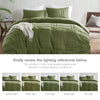 Comfort Spaces Soft Washed Pleated Duvet Cover Set