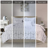 Intelligent Design Metallic Printed Comforter Set
