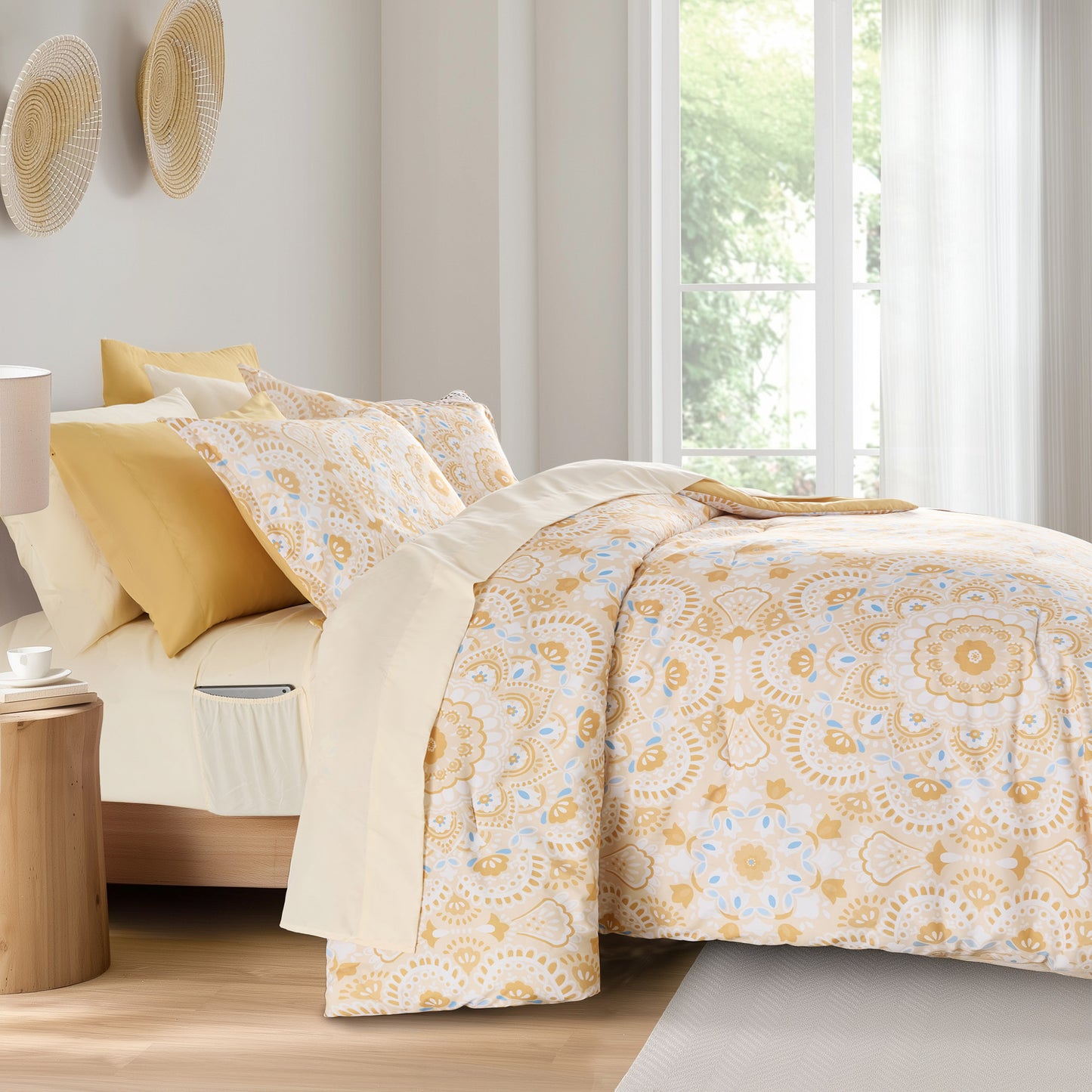 Faye Comforter with Sheet Set