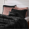 Intelligent Design Velvet Comforter Set with Throw Pillow