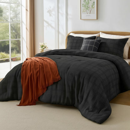 Regency Heights Tessa Waffle Weave Textured Comforter Set