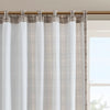Madison Park Plaid Rod Pocket and Back Tab Curtain Panel with Fleece Lining