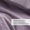 Comfort Spaces Soft Washed Pleated Duvet Cover Set