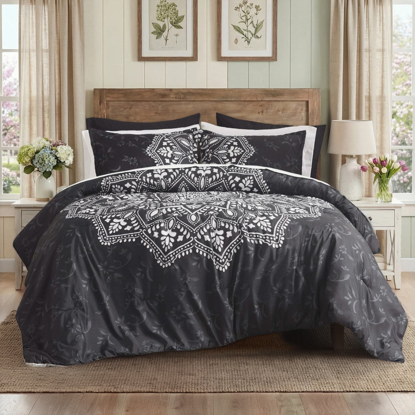 Elava Complete Bed with Sheet Set