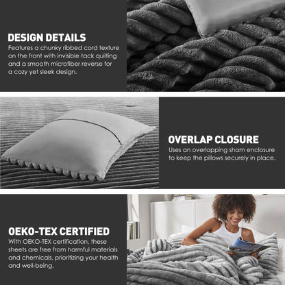 Regency Heights Cord Plush Comforter Set