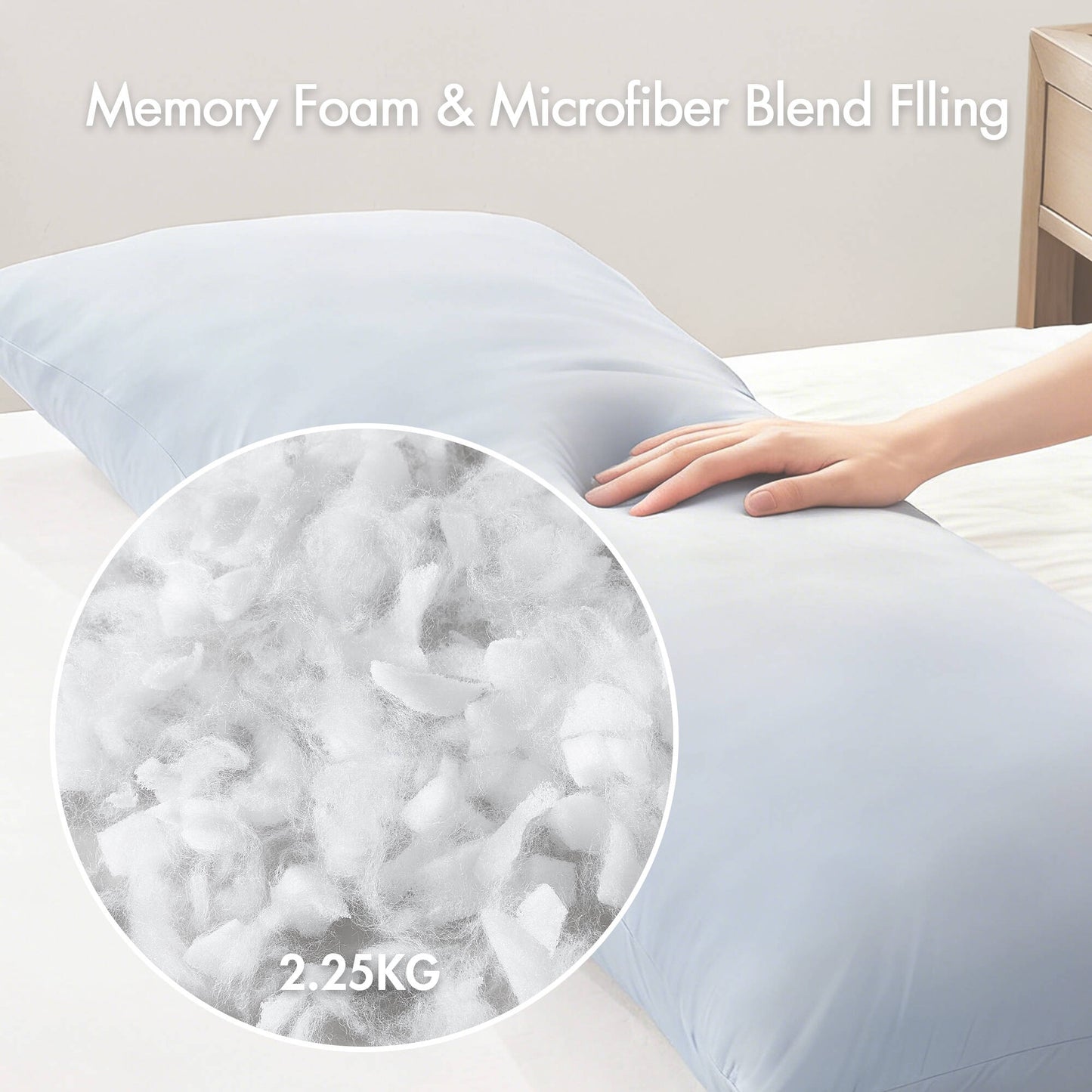 Madison Park Lumi Lumi cooling body pillow