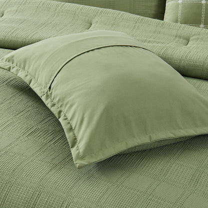 Regency Heights Tessa Waffle Weave Textured Duvet Cover Set
