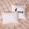 Intelligent Design Metallic Printed Comforter Set