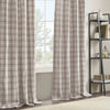 Madison Park Plaid Rod Pocket and Back Tab Curtain Panel with Fleece Lining