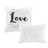 Intelligent Design Metallic Printed Comforter Set