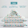 Intelligent Design Cotton Flannel Printed Sheet Set