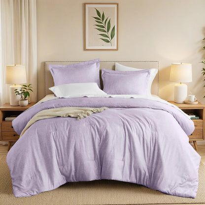 Regency Heights Camden Chambray Print Microfiber Comforter Set