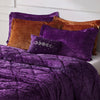 Intelligent Design Velvet Comforter Set with Throw Pillow